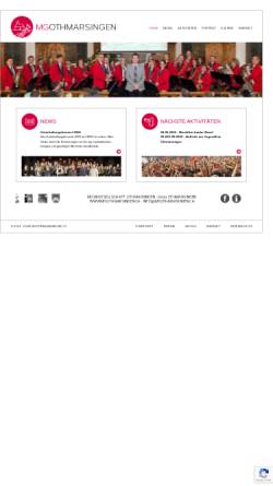 Vorschau der mobilen Webseite www.mgothmarsingen.ch, Musikgesellschaft Othmarsingen