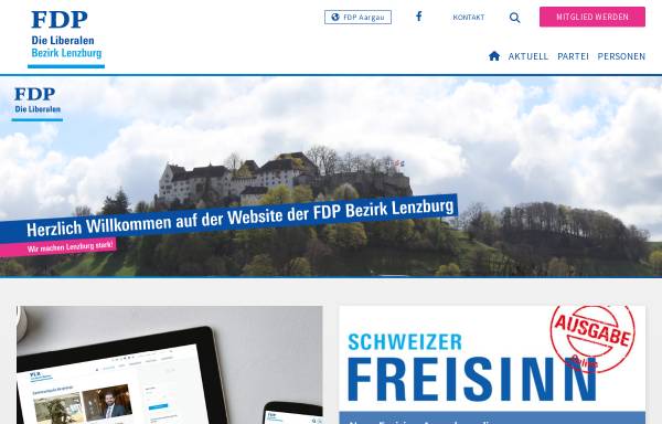 Vorschau von www.fdp-bezirk-lenzburg.ch, FDP Bezirk Lenzburg