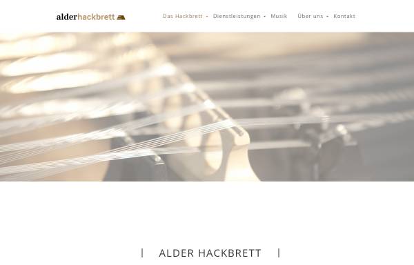 Vorschau von www.hackbrettbau.ch, Hackbrettbau und Möbeldesign Werner Alder