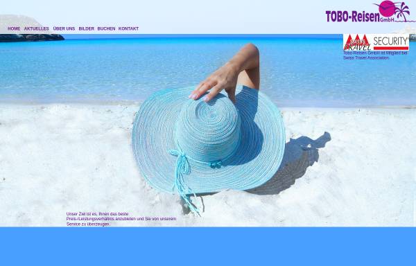 Vorschau von www.tobo-reisen.ch, Tobo Reisen