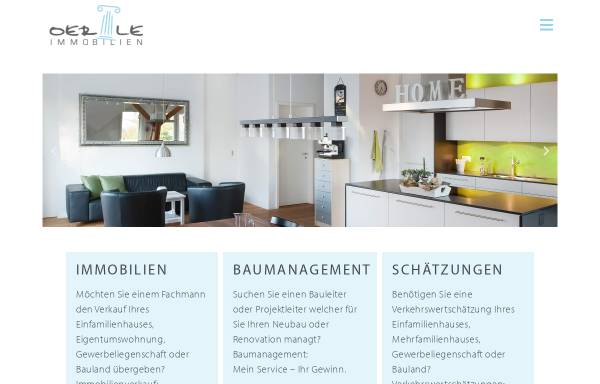 Vorschau von www.oertle.ch, Oertle Baumanagement GmbH