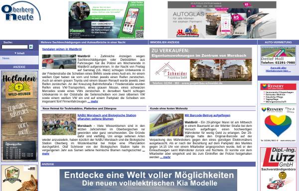 Vorschau von www.oberberg-heute.de, Oberberg heute