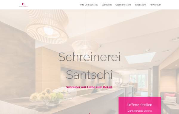 Vorschau von www.schreinerei-santschi.ch, Santschi Möbel und Innenausbau AG