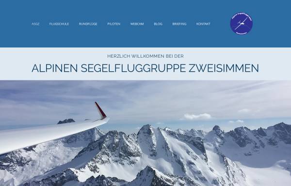 Vorschau von www.asgz.ch, Alpine Segelfluggruppe - ASGZ