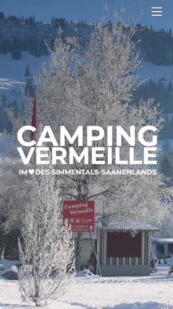 Vorschau der mobilen Webseite camping-vermeille.ch, Camping Vermeille