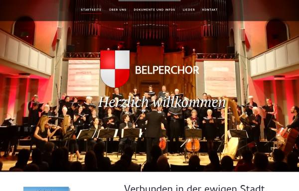 Vorschau von www.belperchor.ch, Belper Chor