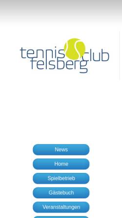 Vorschau der mobilen Webseite www.tc-felsberg.ch, Tennisclub Felsberg