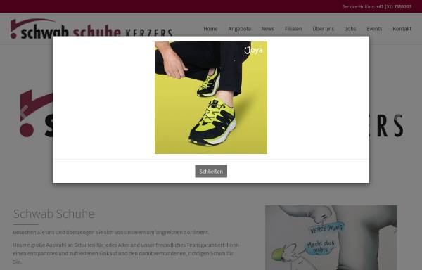 Vorschau von www.schwab-schuhe.ch, Schwab Schuhe