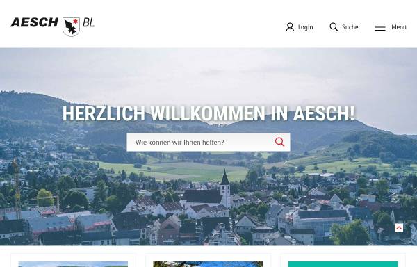 Vorschau von www.aesch.bl.ch, Gemeinde Aesch