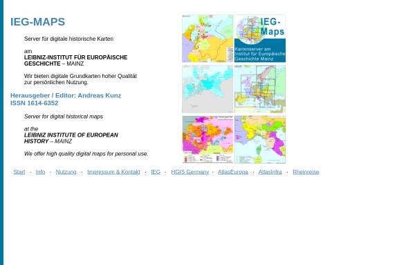 Vorschau von www.ieg-maps.uni-mainz.de, IEG Maps