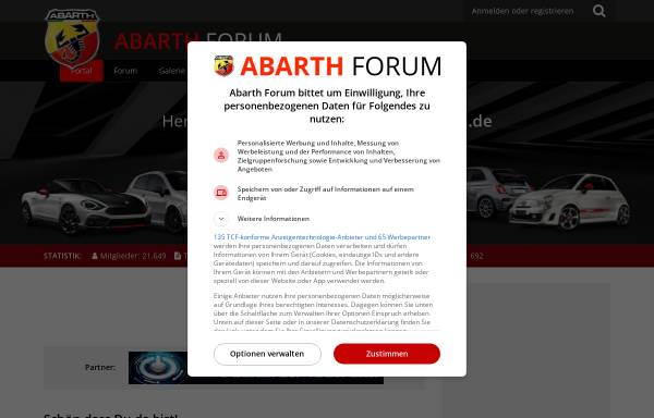 Vorschau von www.abarth-forum.de, Abarth Forum