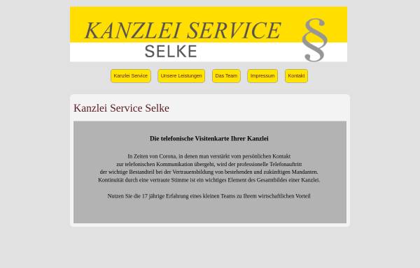 Vorschau von www.kanzleiservice.org, Kanzlei Service Sonja Wedmann