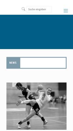 Vorschau der mobilen Webseite www.hsg-leimental.ch, Handball im Leimental