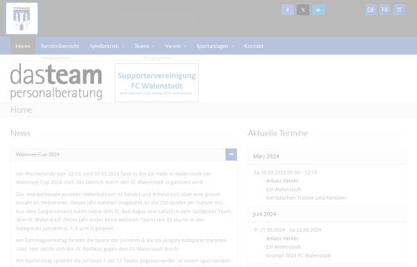 Vorschau von www.fcwalenstadt.ch, FC Walenstadt