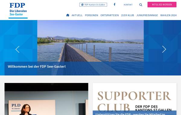 Vorschau von www.fdp-see-gaster.ch, FDP Bezirk See-Gaster
