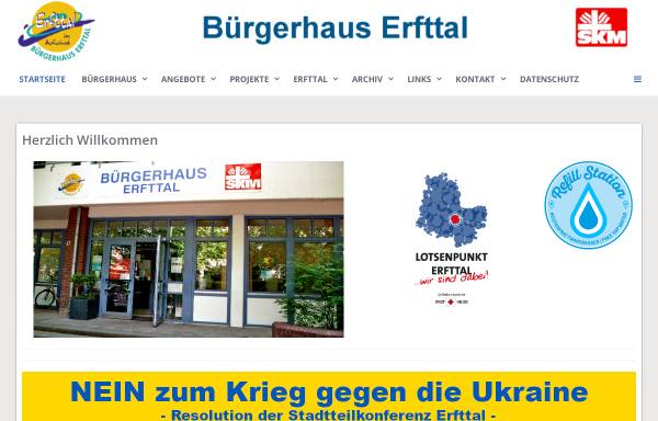 Vorschau von www.buergerhaus-erfttal.de, Neuss-Erfttal.de