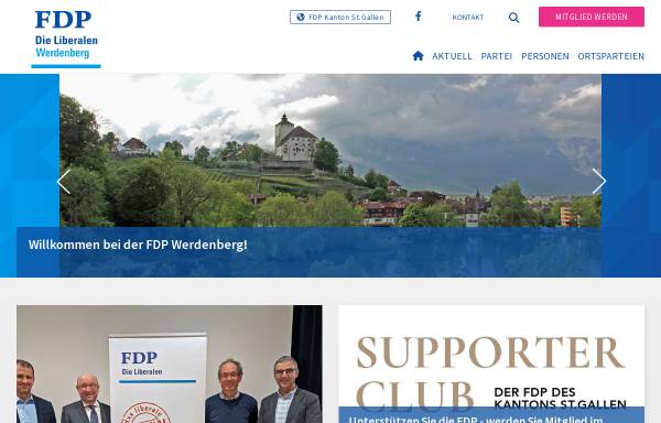 Vorschau von www.fdp-werdenberg.ch, FDP Bezirk Werdenberg