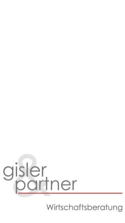 Vorschau der mobilen Webseite www.gisler-partner.ch, Gisler & Partner - Wirtschaftberatung und Wirtschaftsprüfung.