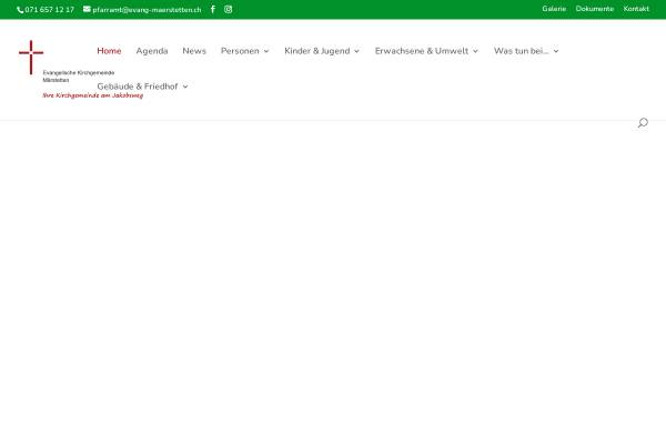 Vorschau von www.evang-maerstetten.ch, Evangelische Kirchgemeinde Märstetten