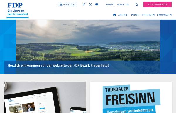 Vorschau von www.fdp-bezirk-frauenfeld.ch, FDP Bezirk Frauenfeld
