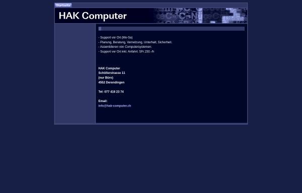 Vorschau von www.hak-computer.ch, HAK Computer
