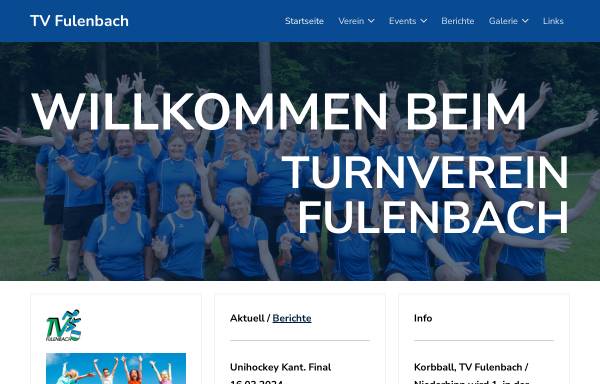 Vorschau von www.tv-fulenbach.ch, Turnverein Fulenbach