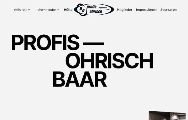 Vorschau von www.profis-ohrisch.ch, Guggenmusik Profis-Ohrisch, Baar