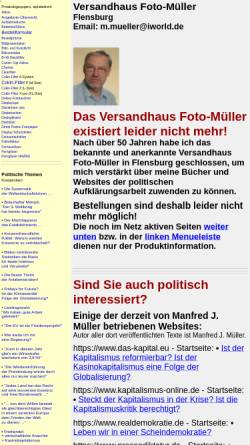 Vorschau der mobilen Webseite www.versandhaus-foto-mueller.de, Versandhaus Foto-Müller