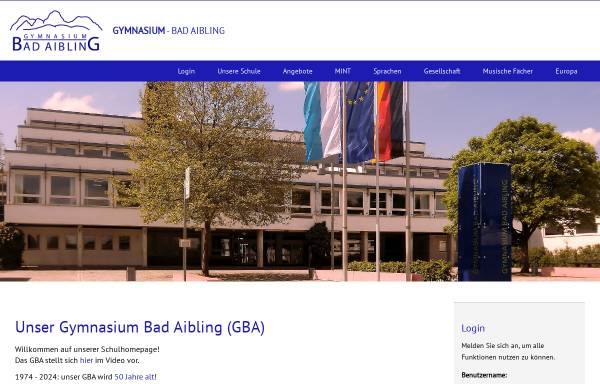 Vorschau von www.gymnasium-bad-aibling.de, Gymnasium Bad Aibling