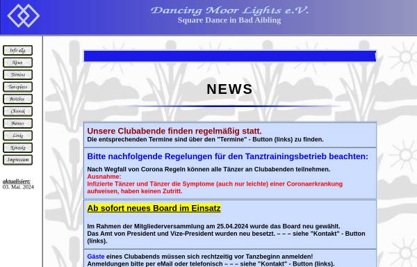 Vorschau von www.dancing-moor-lights.de, Dancing Moor Lights e.V.