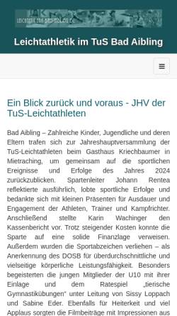 TuS Bad Aibling - Sparte Leichtathletik