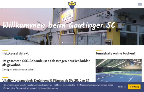 Vorschau von www.gautinger-sportclub.de, Gautinger Sportclub e.V.
