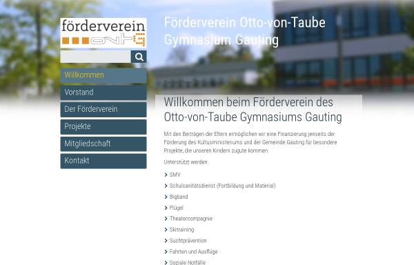 Vorschau von www.foerderverein-ovtg.de, Förderverein des Otto von Taube Gymnasium
