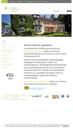 Vorschau der mobilen Webseite www.institutgauting.de, Institut für Jugendarbeit Gauting