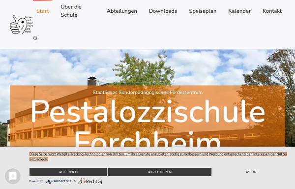 Vorschau von www.pestalozzischule-forchheim.de, Pestalozzischule