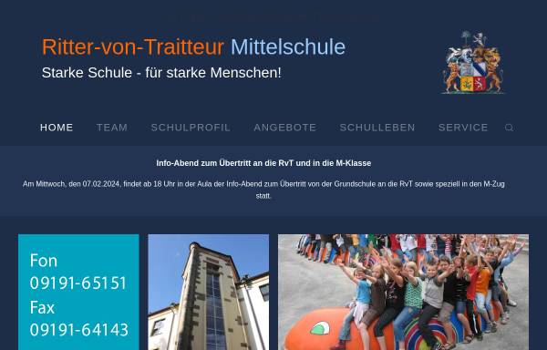 Vorschau von www.traitteur-schule.de, Ritter-von-Traitteur-Schule