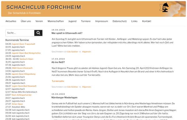Vorschau von www.schachclub-forchheim.de, Schachclub Forchheim