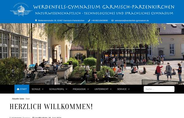 Vorschau von www.werdenfels-gymnasium.de, Werdenfels-Gymnasium