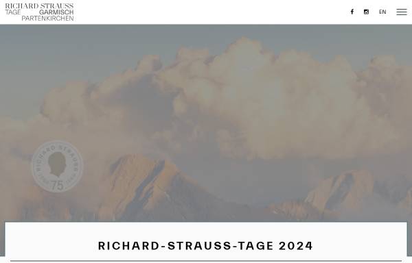 Vorschau von www.richard-strauss-tage.de, Richard-Strauss-Tage Garmisch-Partenkirchen