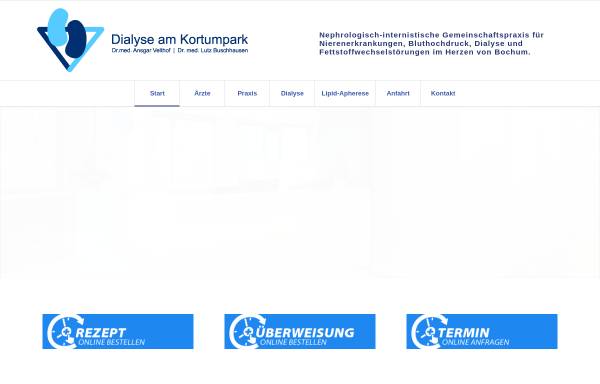 Vorschau von dialyse-kortumpark.de, Dialysepraxis am Südring