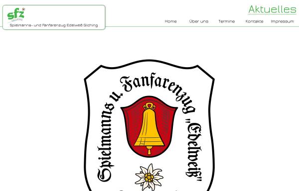 Vorschau von www.sfz-gilching.de, Spielmanns- und Fanfarenzug Edelweiss Gilching