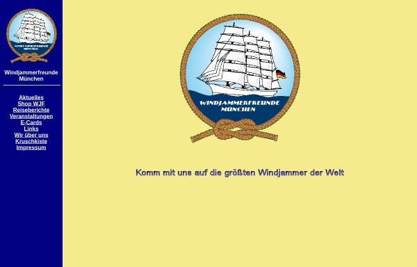 Vorschau von www.windjammerfreunde.de, Windjammerfreunde