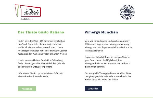 Vorschau von www.derthiele.de, Der italienische Weinladen