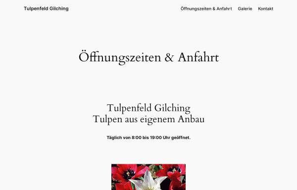 Vorschau von www.tulpenfeld.de, Tulpenfeld Gilching