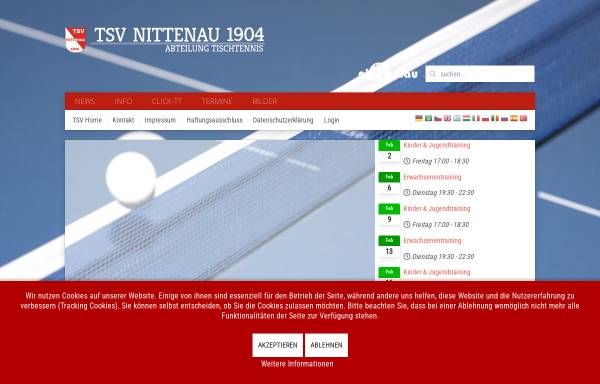 TSV Nittenau - Tischtennis