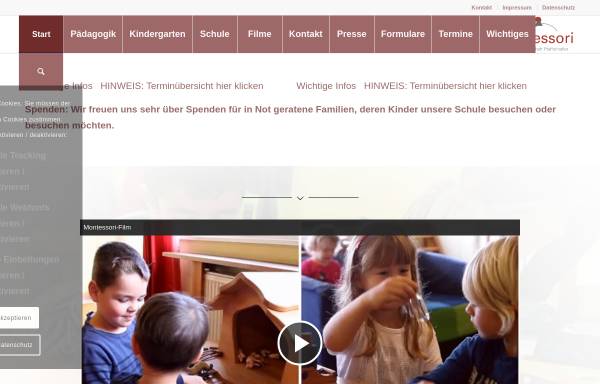 Vorschau von montessori.pfaffenhofen.de, Montessori-Schule Pfaffenhofen