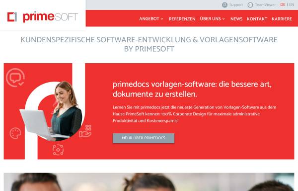 Vorschau von www.primesoft-group.com, PrimeSoft (Schweiz) AG