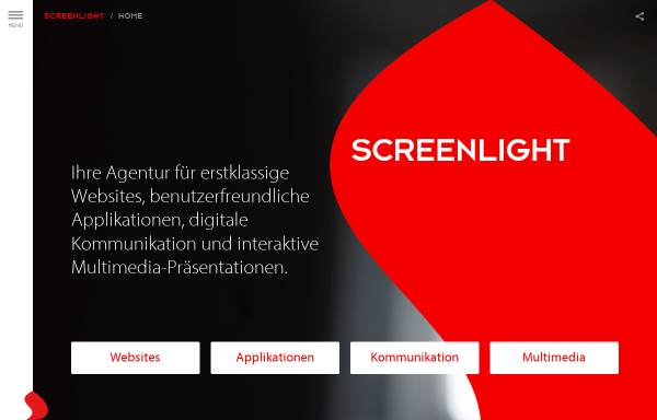 Vorschau von www.screenlight.ch, Screenlight Interactive AG