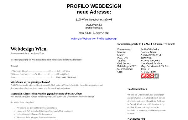 Profilo Webdesign- Gabriele Boxan