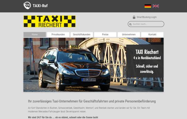 Vorschau von www.taxi-riechert.de, Taxi Riechert
